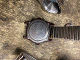 Lot Wrist WAtches timex geoffrey japan wrist band parts lot #1