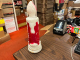 Vintage Christmas Blow Mold Noel Candle Stick 1970 Empire 13" Plastic Table Top