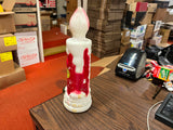 Vintage Christmas Blow Mold Noel Candle Stick 1970 Empire 13" Plastic Table Top