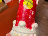 Vintage Christmas Blow Mold Noel Candle Stick 1970 Empire 13" Plastic Table Top