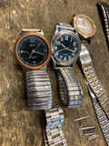Lot Wrist WAtches timex geoffrey japan wrist band parts lot #2