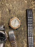 Lot Wrist WAtches timex geoffrey japan wrist band parts lot #2