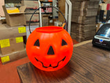 Vintage 1990s Halloween Jack-O-Lantern Candy Bucket Pail