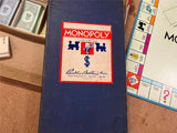 Vintage 1961 Monopoly Real Estate Trading Game Board Game Equipment Made in USA