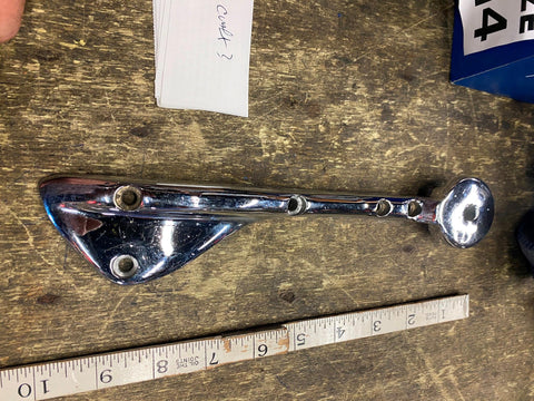 Vtg Boat Trim Chris Craft Brass rechromed Throttle Cover Marine Deck Hackercraft