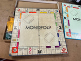 Vintage 1961 Monopoly Real Estate Trading Game Board Game Equipment Made in USA