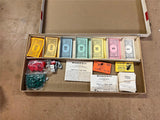 Vintage 1961 Monopoly Real Estate Trading Game Board Game Equipment Made in USA