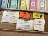 Vintage 1961 Monopoly Real Estate Trading Game Board Game Equipment Made in USA