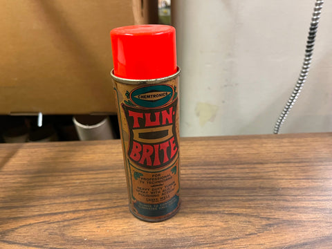 Vintage 1960s Made In USA Chemtronics Tune Brite TV Spray Can Cleaner Full
