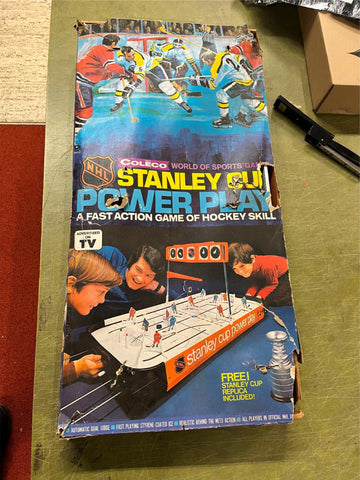 Vtg 1976 Made In Canada Coleco Stanley Cup Power Play Table Hockey Flyers Blues