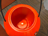 Vintage 1990s Halloween Jack-O-Lantern Candy Bucket Pail Come Play Products