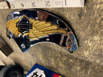OEM Harley Davidson Chrome Gold Logo Wing Eagle Fender Tip Trim Fatboy FLSTF
