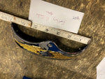 OEM Harley Davidson Chrome Gold Logo Wing Eagle Fender Tip Trim Fatboy FLSTF