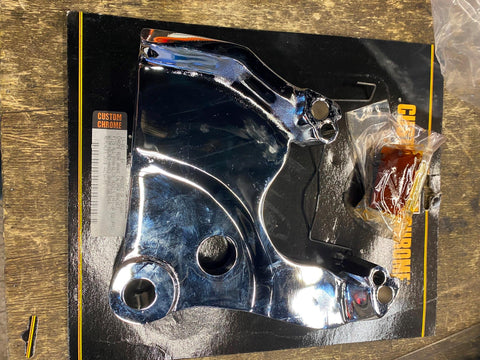 Rear Brake Caliper Mount Bracket Harley Dyna 1991^ Chrome 44204-90 13082
