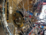 Mini Drum Custom Front wheel 2.15x21 Chopper Stopper Springer Harley 5/8 Axle