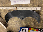 OEM Harley Davidson Chrome Gold Logo Wing Eagle Fender Tip Trim Fatboy FLSTF Rea