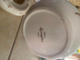 Vtg Japan Nasco Springtime Tea Pot & Warmer 1940's Water pitcher Grandas Kitchen