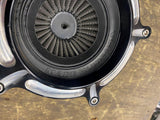 Arlen Ness Contrast Cut Air cleaner Black Billet Harley Softail Dyna Touring Spo