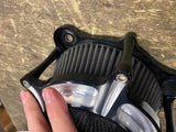 Arlen Ness Contrast Cut Air cleaner Black Billet Harley Softail Dyna Touring Spo