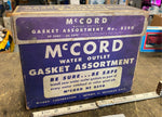 Vtg Mccord Advertising Sign Box Gasket Asst Auto Truck Garage Service station!