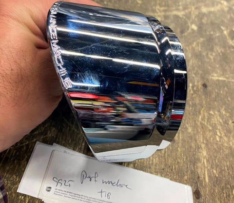 Performance Machine PM Exhaust Pipe Muffler Tip Chrome Harley 3 1/2" Slash Cut