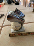 Vtg 1950's Golf Club Ball Table Lighter Japan Comoys Enthusiast Collector Avid!