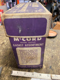 Vtg Mccord Advertising Sign Box Gasket Asst Auto Truck Garage Service station!