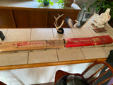 Outdoor Sports Mfg Recurve Bow Orig Box Arrows 1940's Vtg Archery forestville Ct