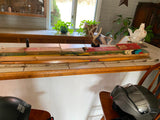 Outdoor Sports Mfg Recurve Bow Orig Box Arrows 1940's Vtg Archery forestville Ct