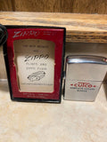 Vtg 1950 Zippo Lighter Cutco Knives Cutlery Striped Orig Box unfired Minty Rare!