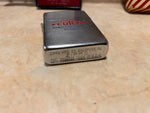 Vtg 1950 Zippo Lighter Cutco Knives Cutlery Striped Orig Box unfired Minty Rare!