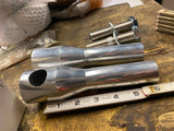 6" Billet Handlebar Risers Internal wire Harley Custom Chopper Softail Dyna Spor