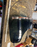 Harley Memphis shades Road King 15" Detachable Windshield Black Clear FLHR