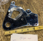 Rear Brake Caliper Mount Bracket Harley FXR Revtech 4 piston Chrome 87-94