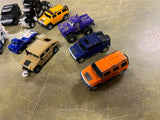 Vtg Lot Of 12 Plastic Heavy Duty Vehicle Trucks Various Designs