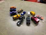 Vtg Lot Of 12 Plastic Heavy Duty Vehicle Trucks Various Designs