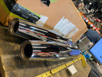 OEM Stock Factory Mufflers Harley softail 2000^ FXST Deuce Fatboy New T/o Origin