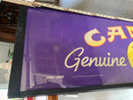 Vtg Joe Camel Double side Light up sign advertising man cave tobacciana 50x15