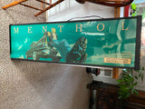 Vtg Joe Camel Double side Light up sign advertising man cave tobacciana 50x15