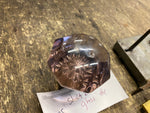 Vtg Rose Glass Brass Shift Knob Harley Panhead Truck Auto Hot Rod 30's Knucklehe