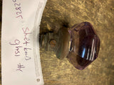 Vtg Rose Glass Brass Shift Knob Harley Panhead Truck Auto Hot Rod 30's Knucklehe