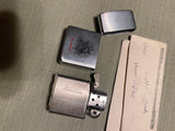 1960 Pirate Zippo Lighter NOS Candy Stripe Orig box Vtg Unfired Mint Rare!
