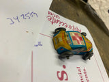 1950s Mini Tin Ambulance Emergency Car Toy Litho Mutli Color 1 1/2" Lego Vtg