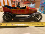 Gunthermann Fisher Bing Tin Toy Windup car 20's Vtg Litho Runabout German Auto!