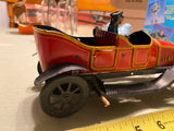 Gunthermann Fisher Bing Tin Toy Windup car 20's Vtg Litho Runabout German Auto!