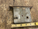 Antique Door Lock Latch  w/ Skeleton Key works Vtg 1930's Orig