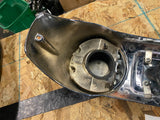 Harley Road  Street Glide CVO Fuel Tank Console Dash Chrome Push button Emblem i