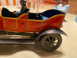 Gunthermann Fisher Bing Tin Toy Windup car 20's Vtg Litho Runabout German Auto!