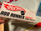 Vtg 1969 Hot Wheels Rod Runner Hand Shift Power booster Orig Box Minty Collectib