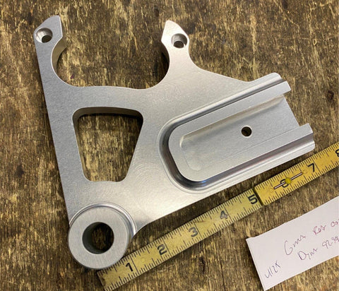 GMA rear Brake Caliper bracket Mount Harley Dyna FXD FXDL Wide Glide 92-99